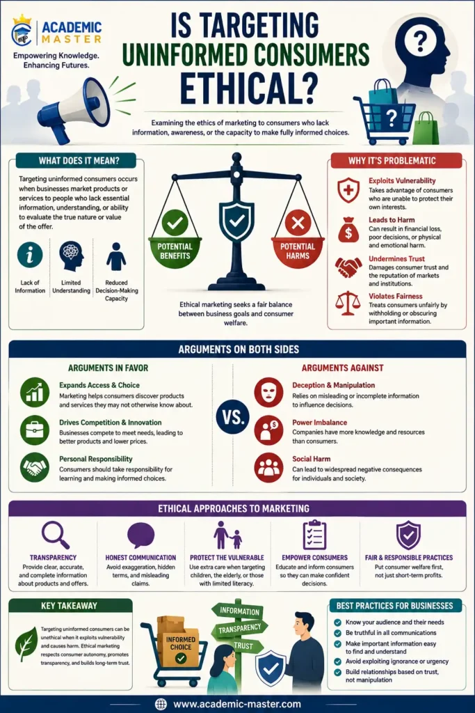 Is Targeting Uninformed Consumer Ethical? 1 Is Targeting Uninformed Consumer Ethical?