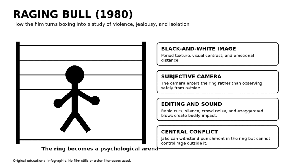 raging bull film analysis infographic
