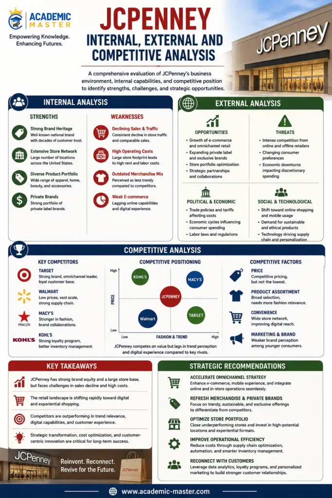 JCPenney Internal, External, and Competitive Analysis