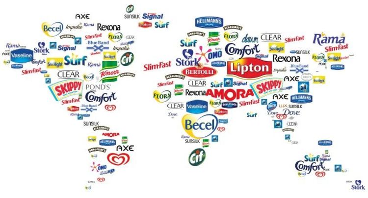 Image result for global presence of unilever