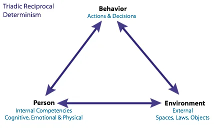 Image result for Bandura's model of interaction