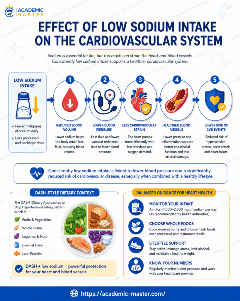 Effect Of Low Sodium Intake On The Cardiovascular System