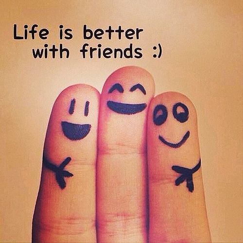 Life is better with friends! #friendship #life #friendsarefamily | Happy  friendship, Happy friendship day, Friends quotes
