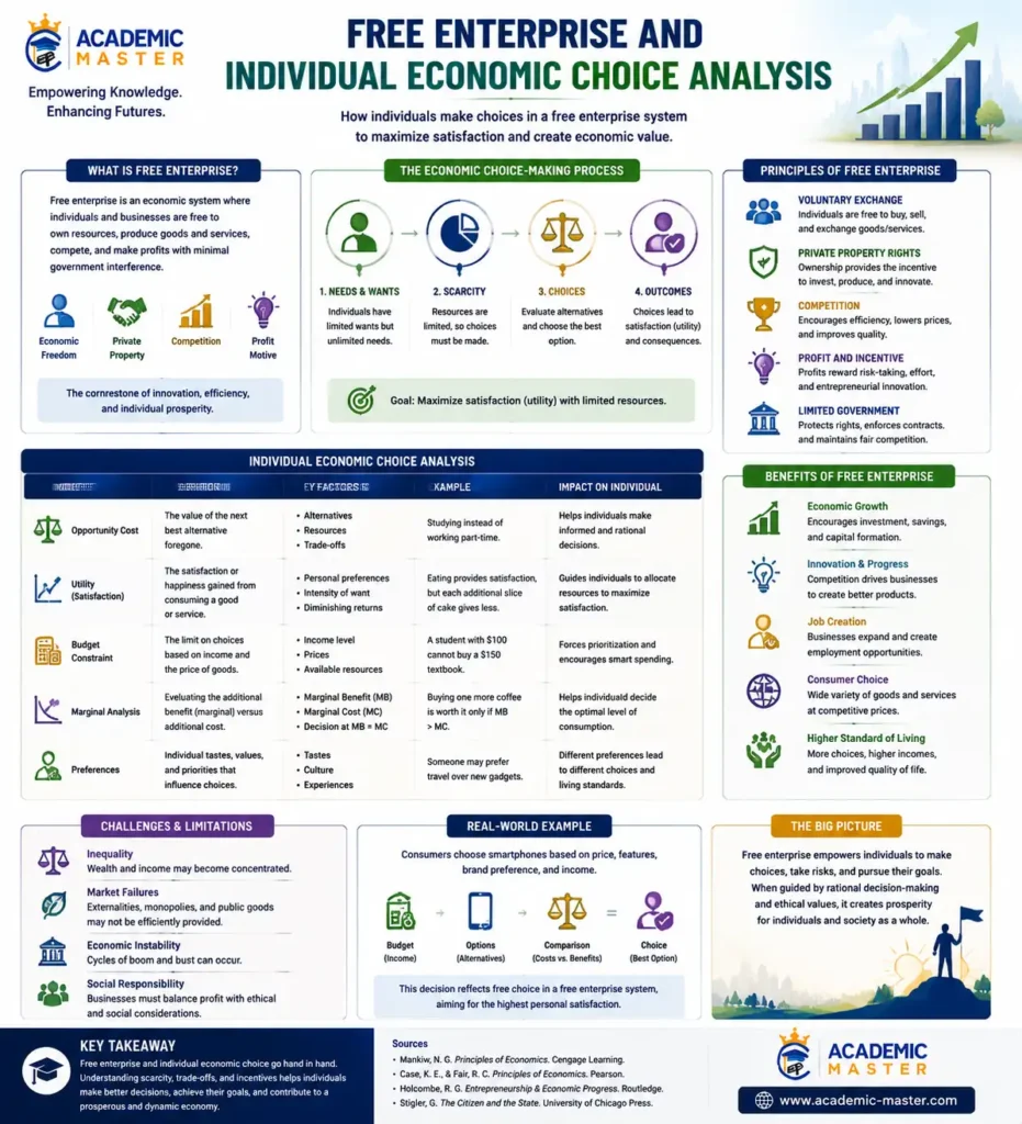 Free Enterprise and Individual Economic Choice Analysis