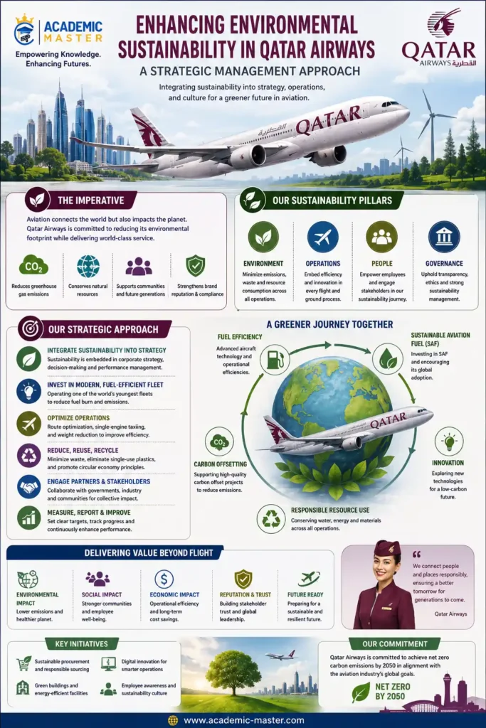 Enhancing Environmental Sustainability in Qatar Airways: A Strategic Management Approach