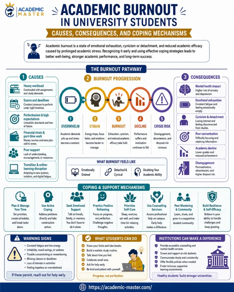 Academic Burnout in University Students: Causes, Consequences, and Coping Mechanisms 1 Academic Burnout in University Students: Causes, Consequences, and Coping Mechanisms