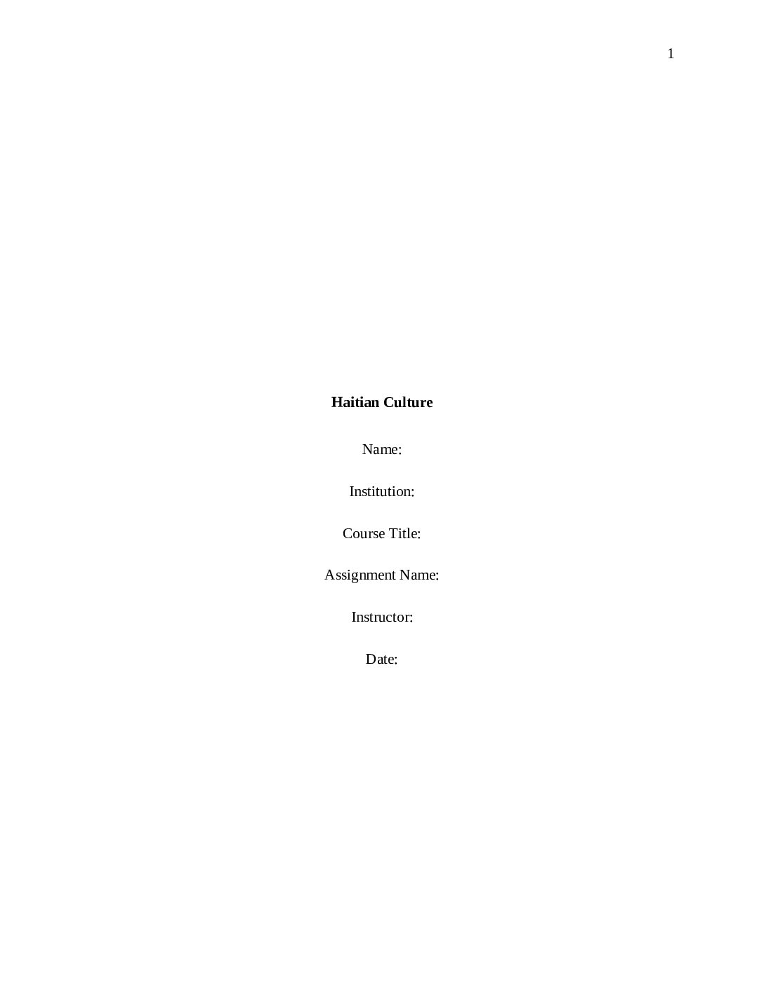 Our Samples 14 Haitian Culture pdf