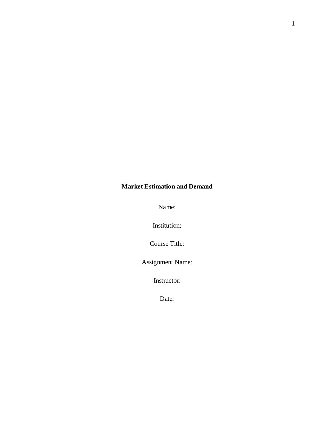 ecrh women s services market analysis demand break even profitability and marketing strategy pdf