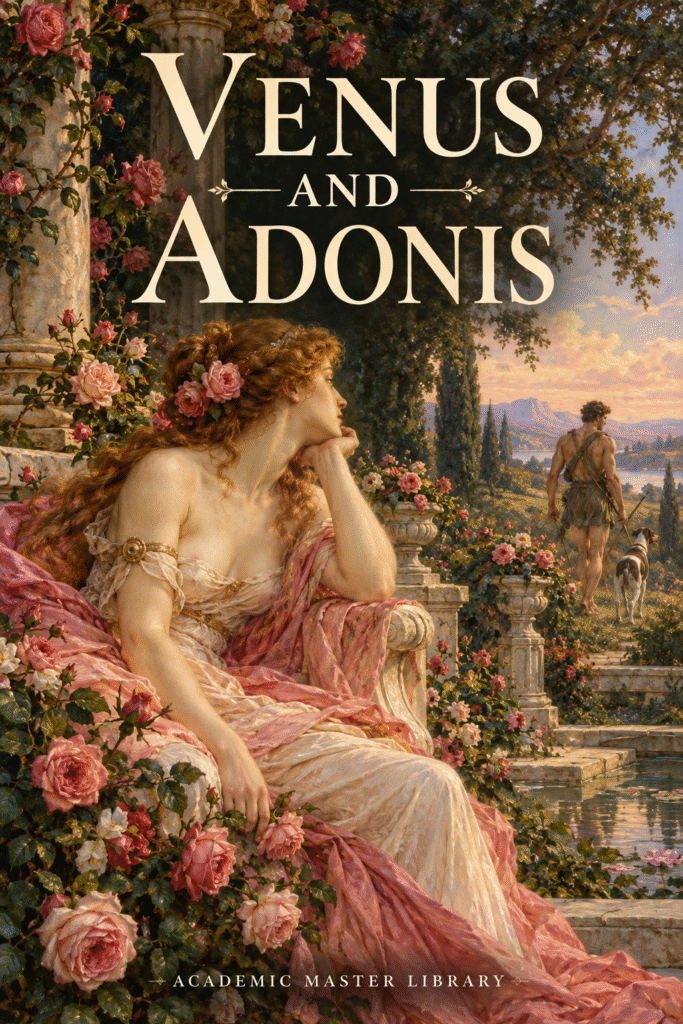 Venus and Adonis — original Academic Master library cover