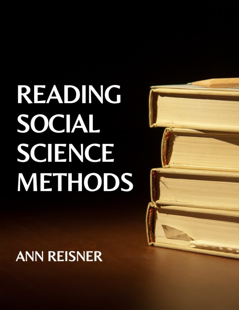 Front cover of Reading Social Science Methods