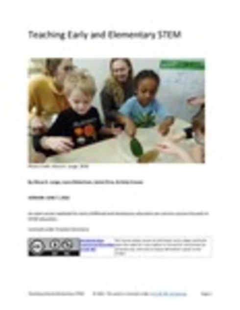 Cover of Teaching Early and Elementary STEM