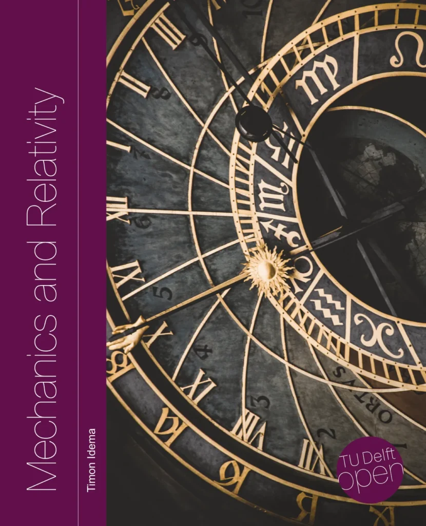 Original cover of Mechanics and Relativity by Timon Idema