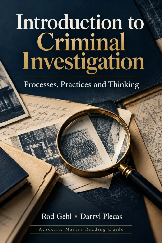 Reading-guide cover for Introduction to Criminal Investigation: Processes, Practices and Thinking by Rod Gehl and Darryl Plecas