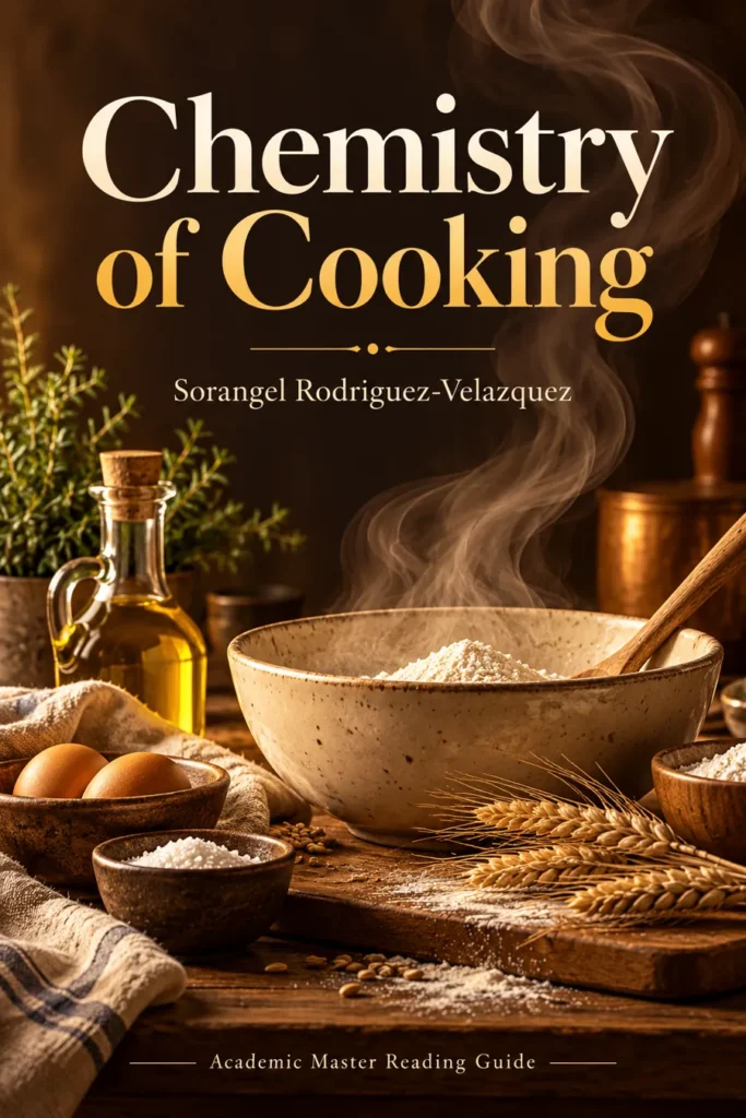 Chemistry of Cooking 3 Reading-guide cover for Chemistry of Cooking by Sorangel Rodriguez-Velazquez