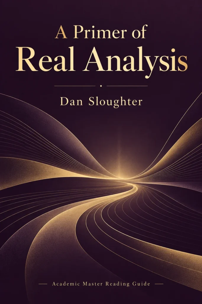 Reading-guide cover for A Primer of Real Analysis by Dan Sloughter