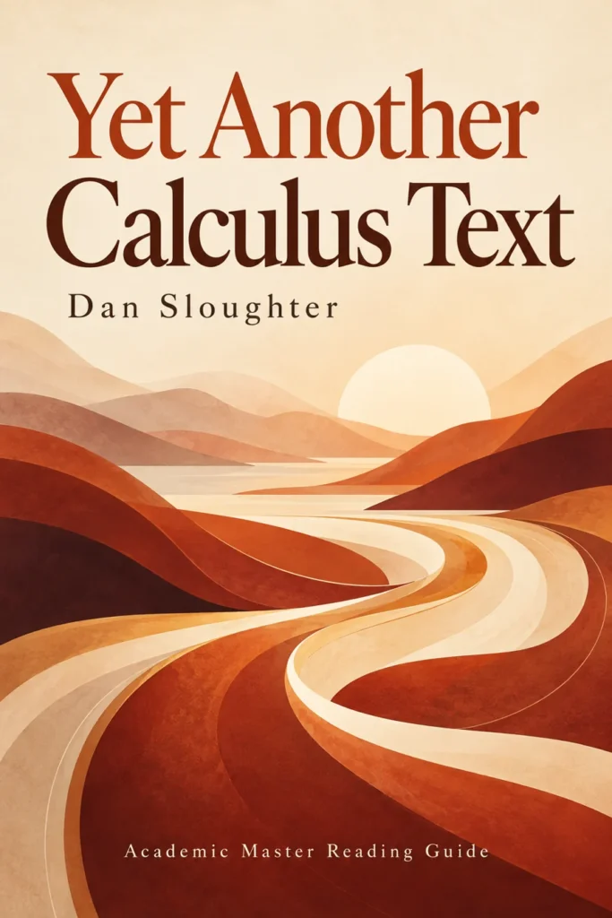 Reading-guide cover for Yet Another Calculus Text by Dan Sloughter