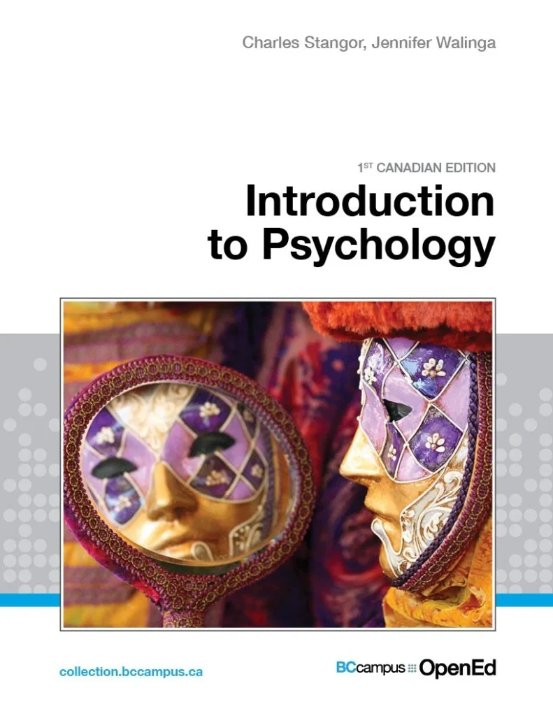 Cover of Introduction to Psychology by Charles Stangor and Jennifer Walinga