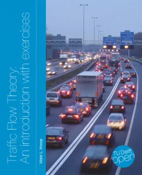Original cover of Traffic Flow Theory: An introduction with exercises by Victor L. Knoop