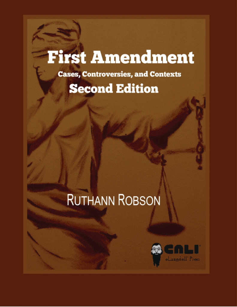 First Amendment: Cases, Controversies, and Contexts book cover
