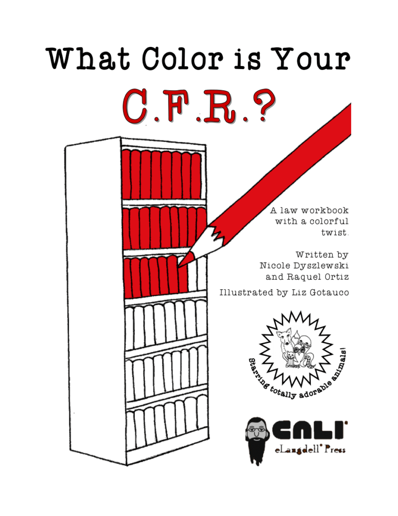 What Color is Your C.F.R.? book cover