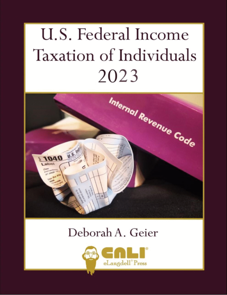 U.S. Federal Income Taxation of Individuals 2023 book cover