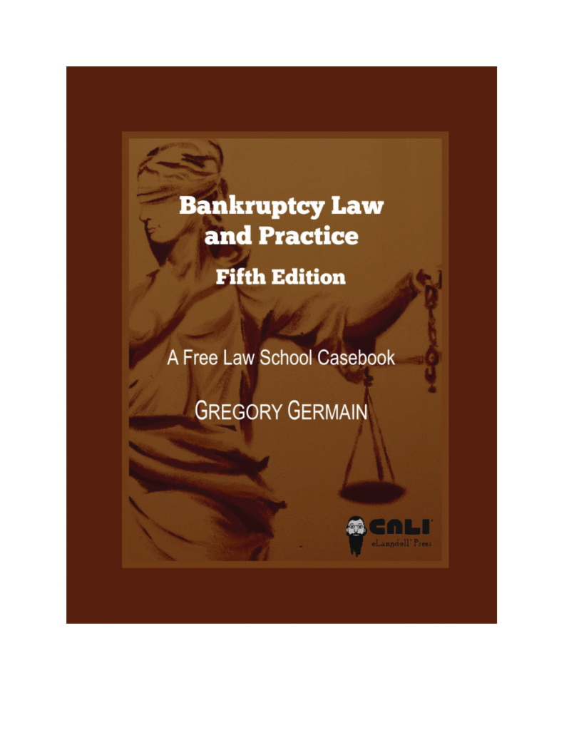 Bankruptcy Law and Practice book cover