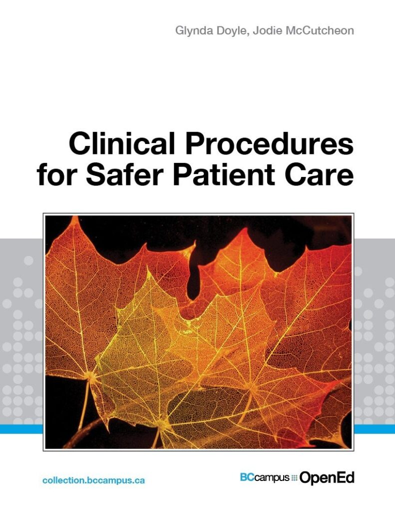 Clinical Procedures for Safer Patient Care — book cover