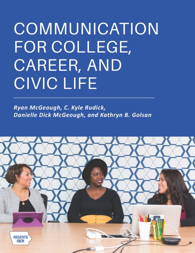 Communication for College, Career, and Civic Life — book cover