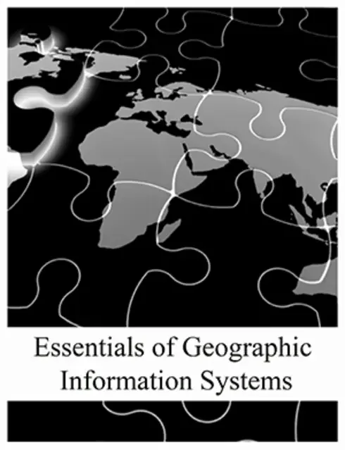 Original cover of Essentials of Geographic Information Systems by Jonathan Campbell and Michael Shin