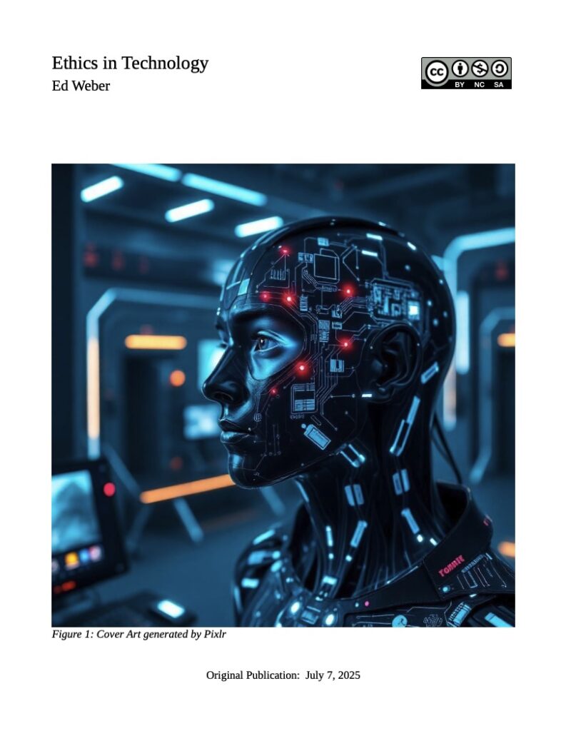 Book cover of Ethics in Technology
