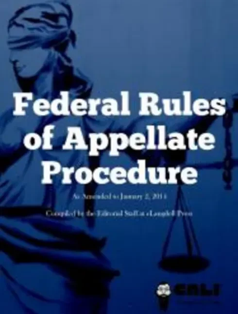 Federal Rules of Appellate Procedure 2 Original cover of Federal Rules of Appellate Procedure by eLangdell Press Editorial Staff
