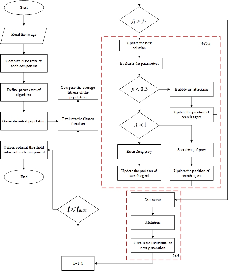 Fig.4.9 Structure of WOA-GA