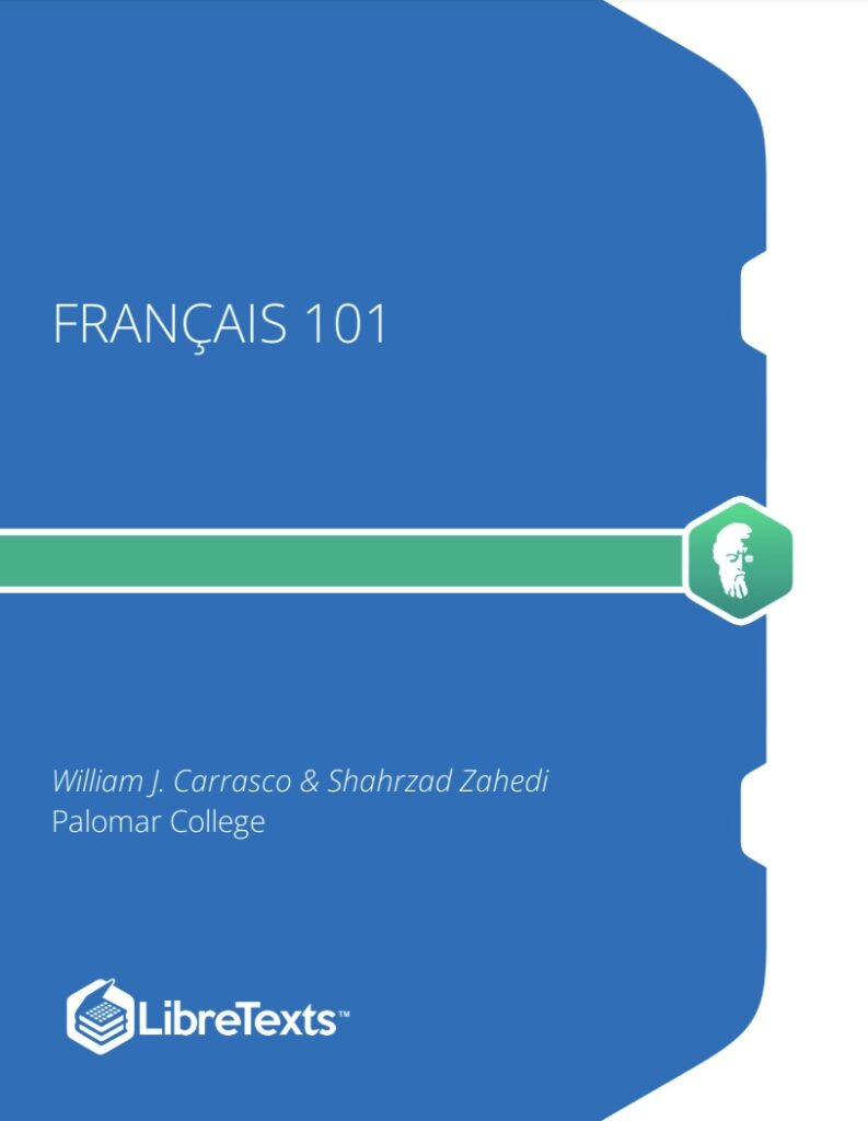 Book cover of French OER 1