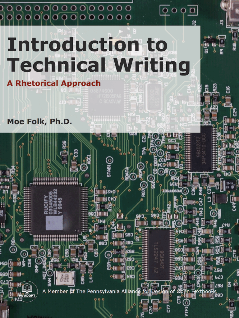 Book cover of Introduction to Technical Writing: A Rhetorical Approach