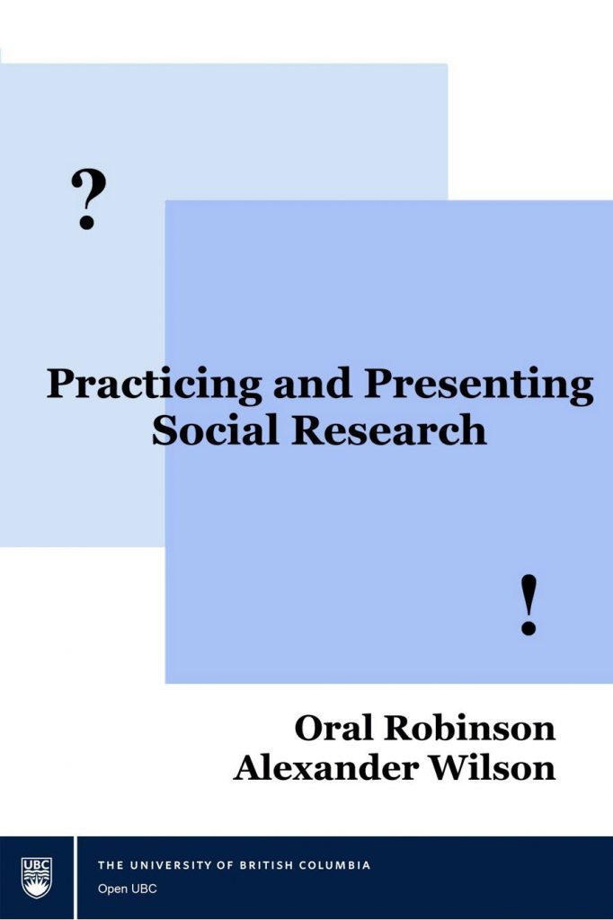 Book cover of Practicing and Presenting Social Research