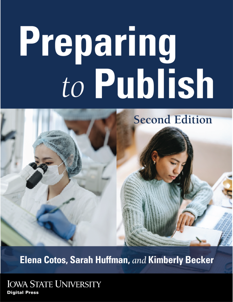 Book cover of Preparing to Publish
